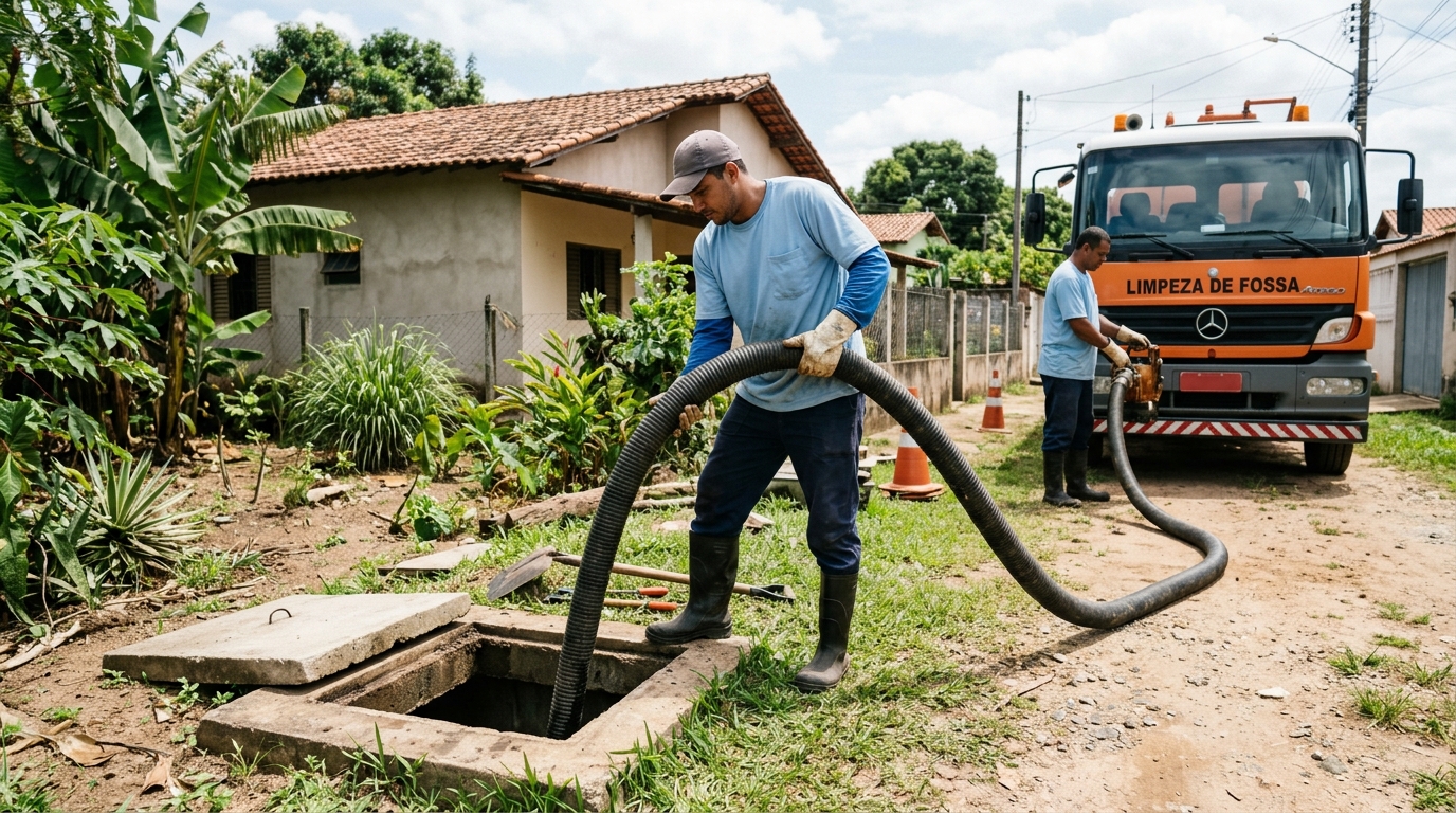 Desentupimento de Fossa em Joinville‑SC