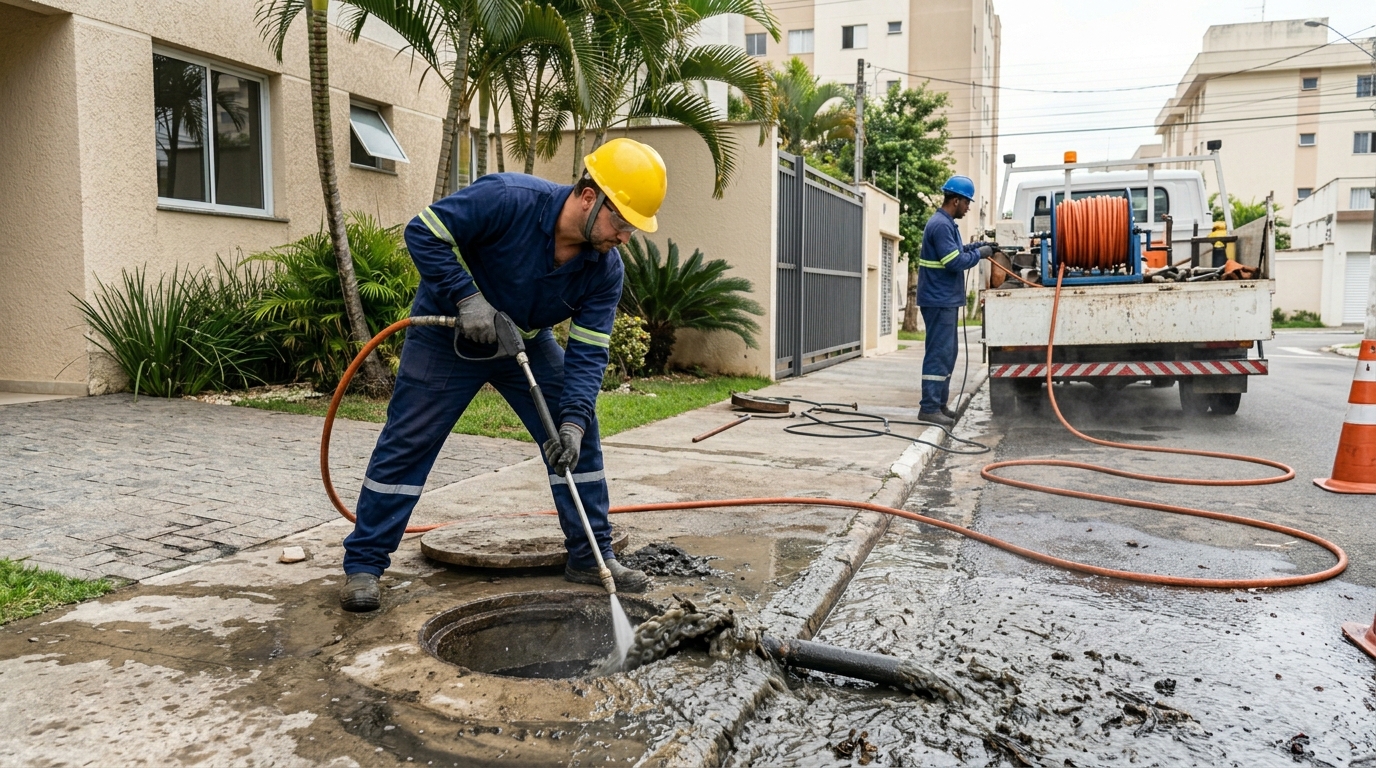 Hidrojateamento Industrial em Joinville‑SC